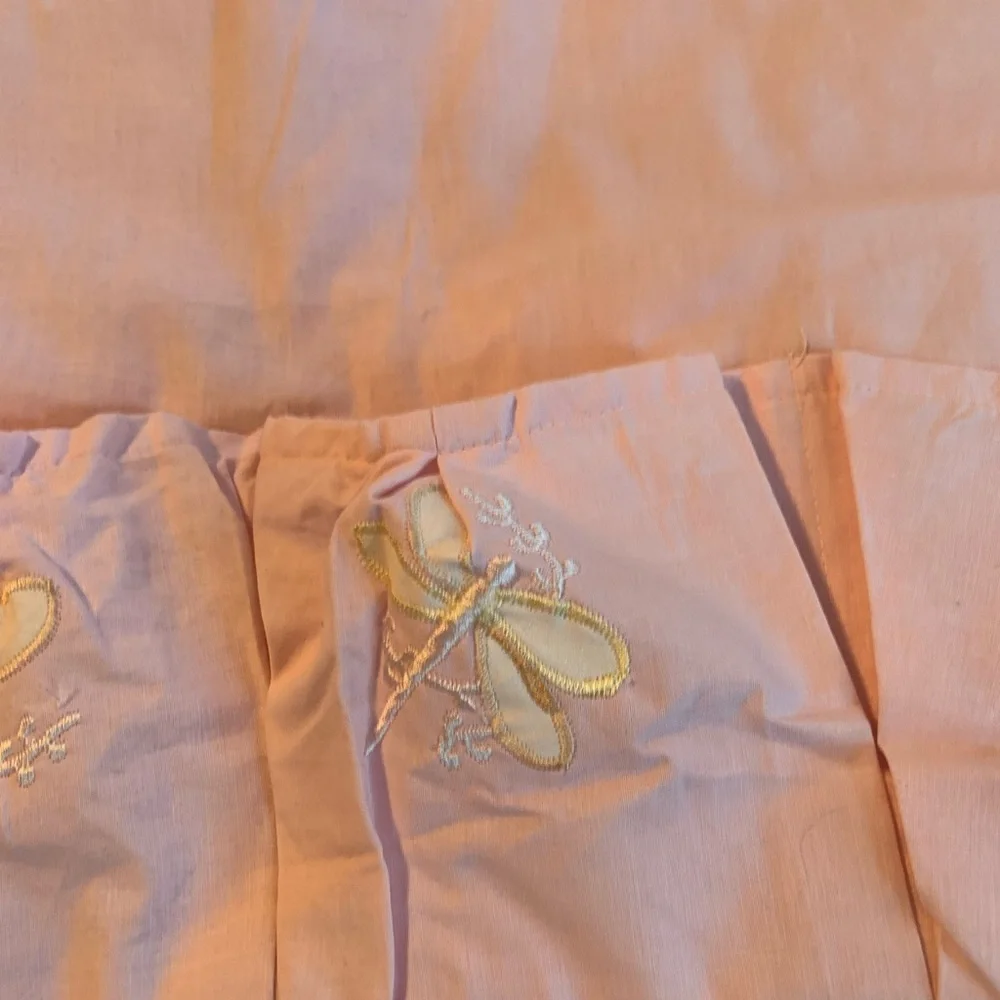 Pink butterfly design baby diaper stacker